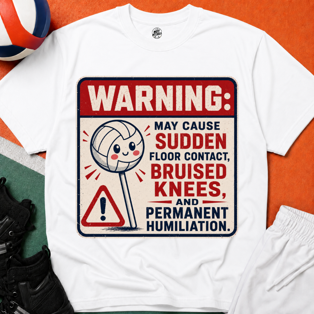 Lollipop Warning Volleyball T-Shirt
