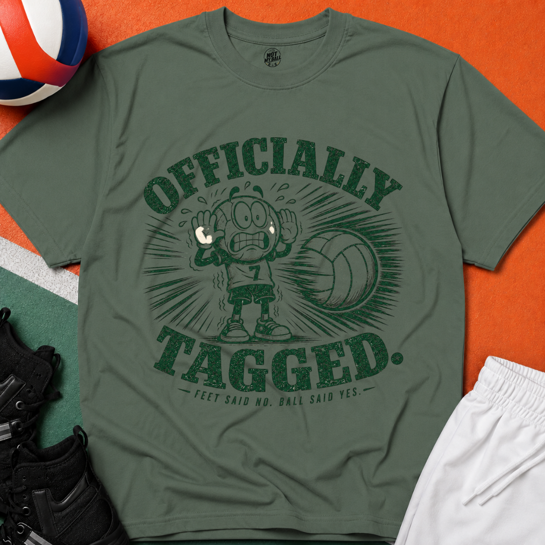 Officially Tagged Volleyball T-Shirt