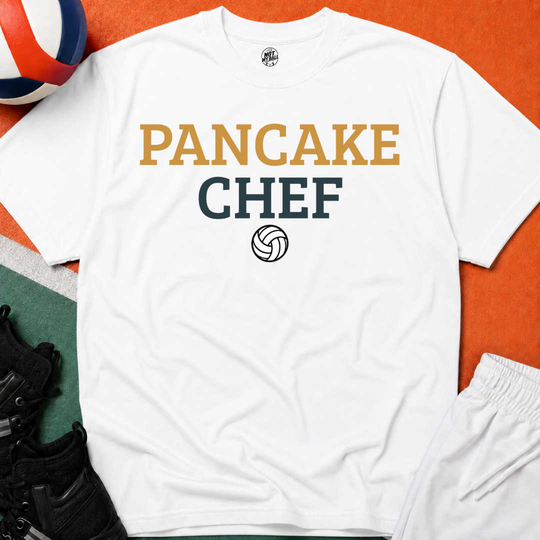 Pancake Chef Volleyball T-Shirt