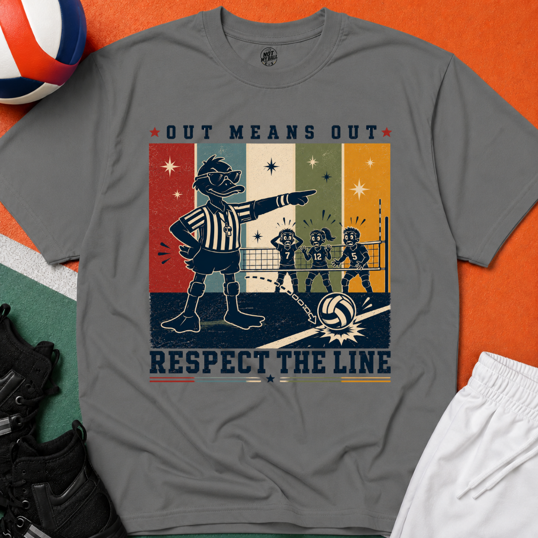Respect The Line Volleyball T-Shirt