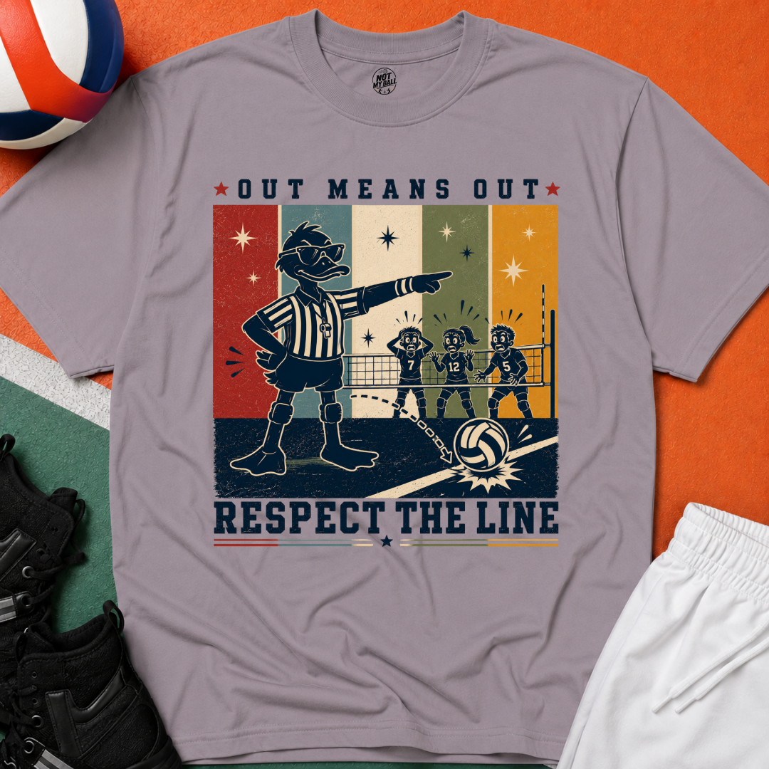 Respect The Line Volleyball T-Shirt