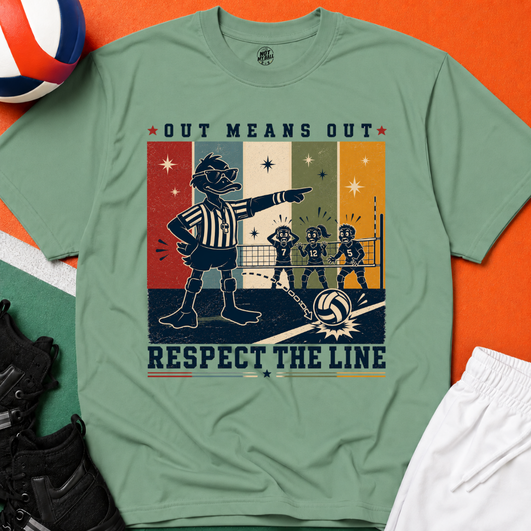 Respect The Line Volleyball T-Shirt