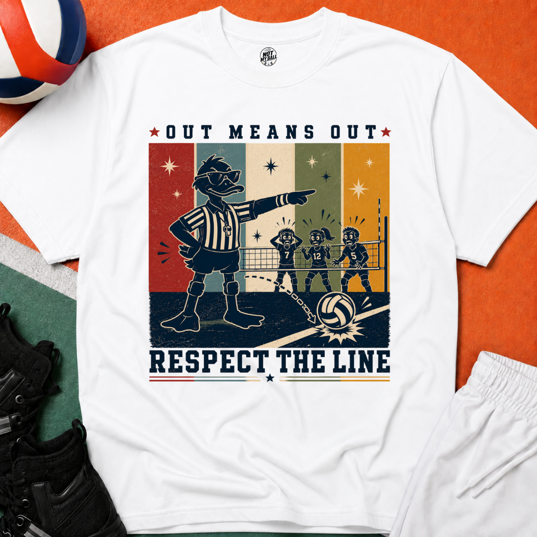 Respect The Line Volleyball T-Shirt