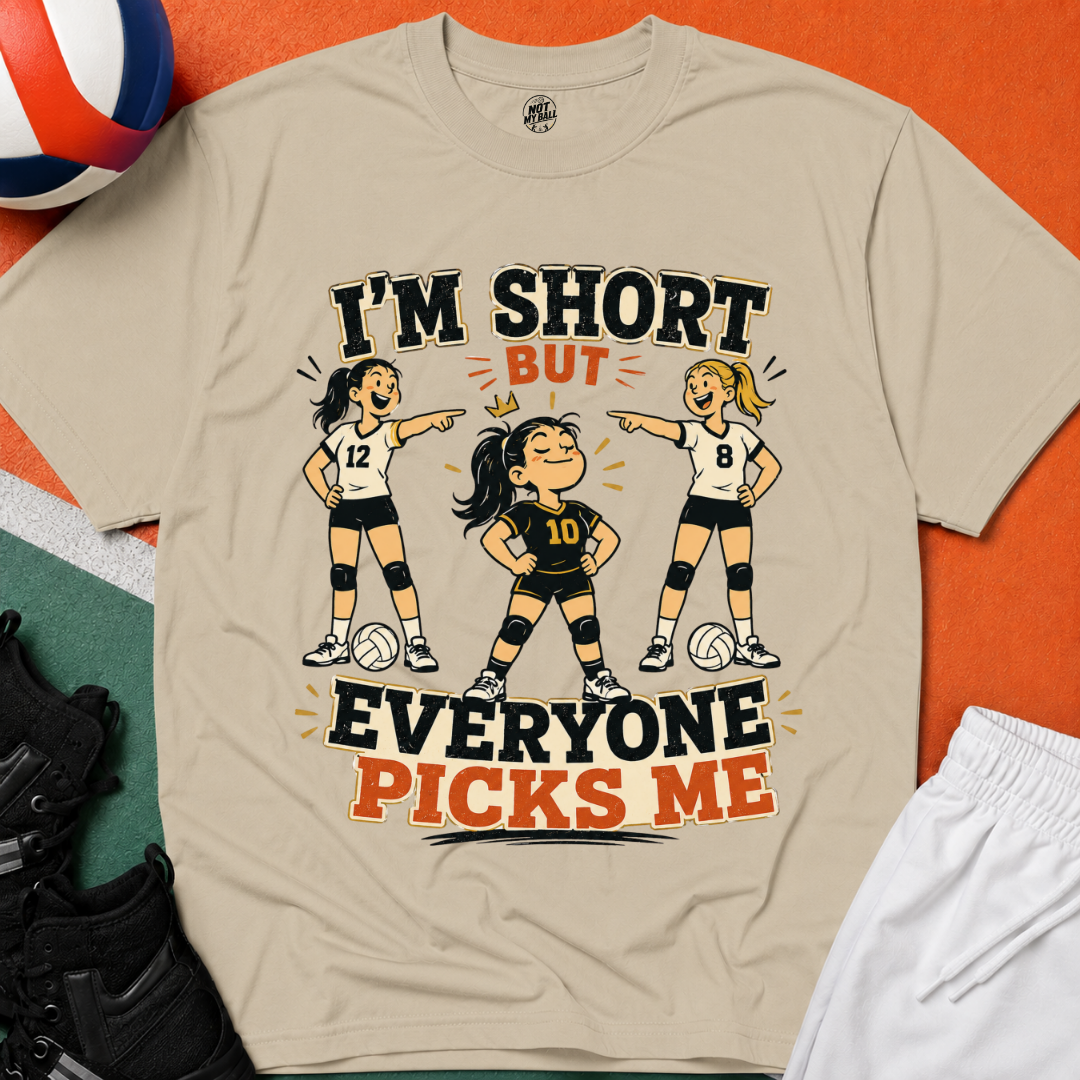 Short But Picked Volleyball T-Shirt