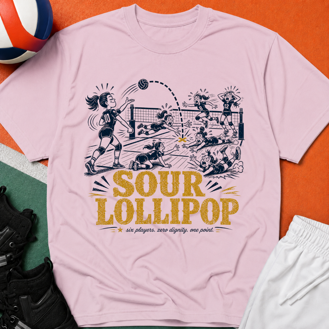 Sour Lollipop Volleyball T-Shirt