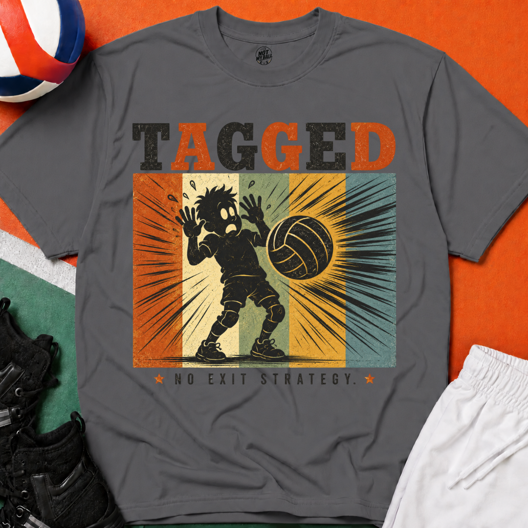 Tagged No Exit Volleyball T-Shirt