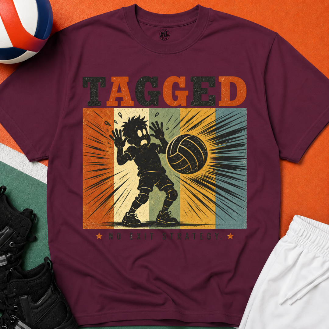 Tagged No Exit Volleyball T-Shirt