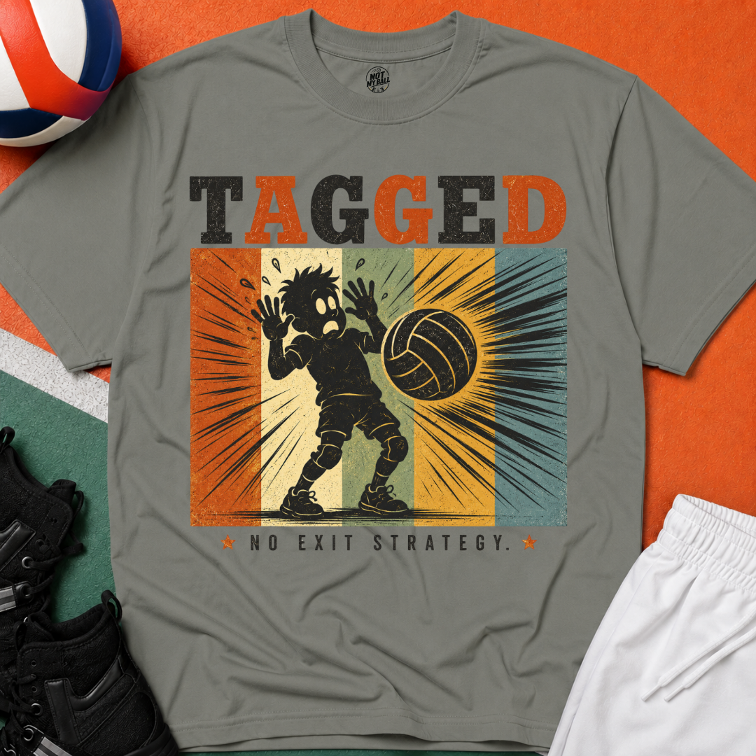 Tagged No Exit Volleyball T-Shirt
