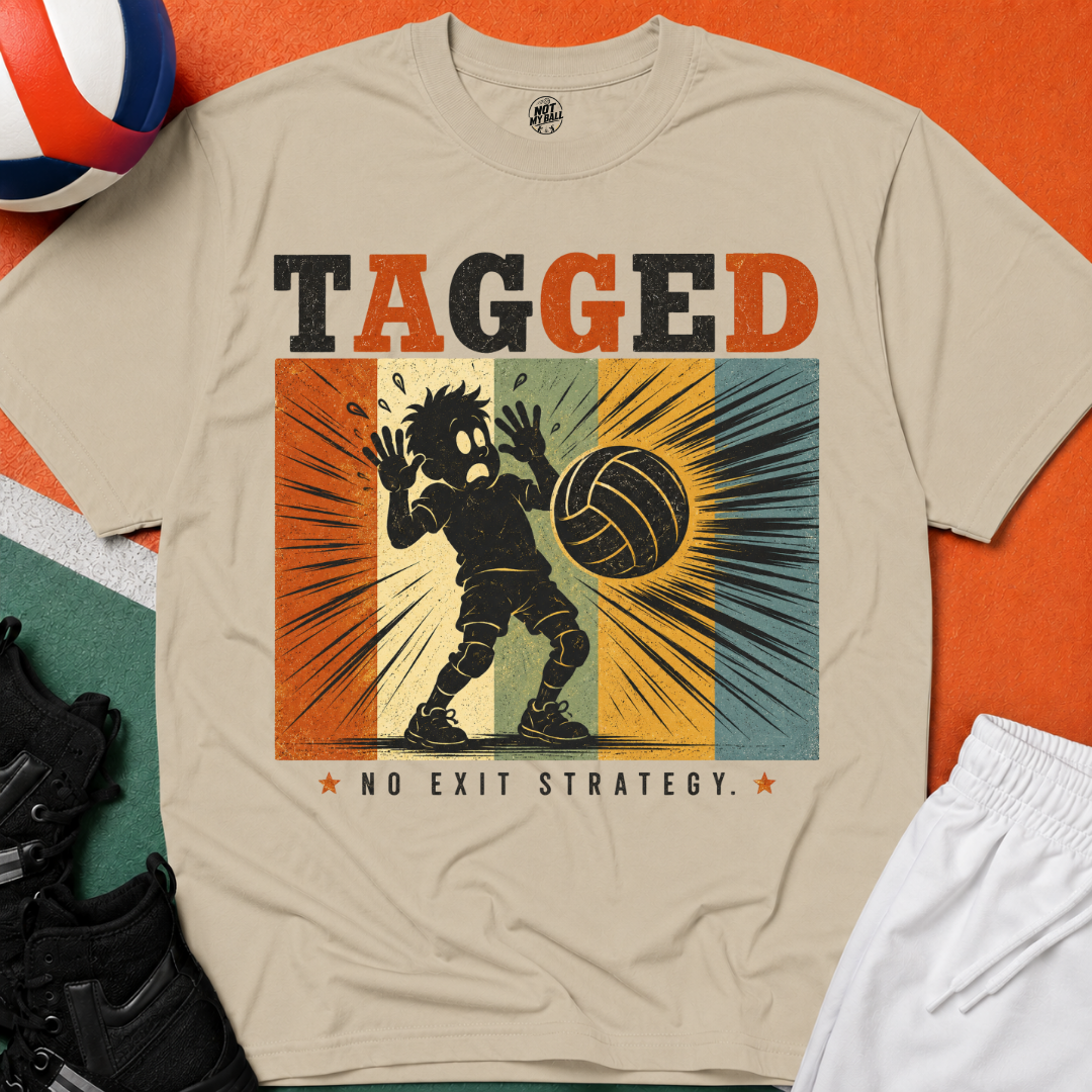 Tagged No Exit Volleyball T-Shirt
