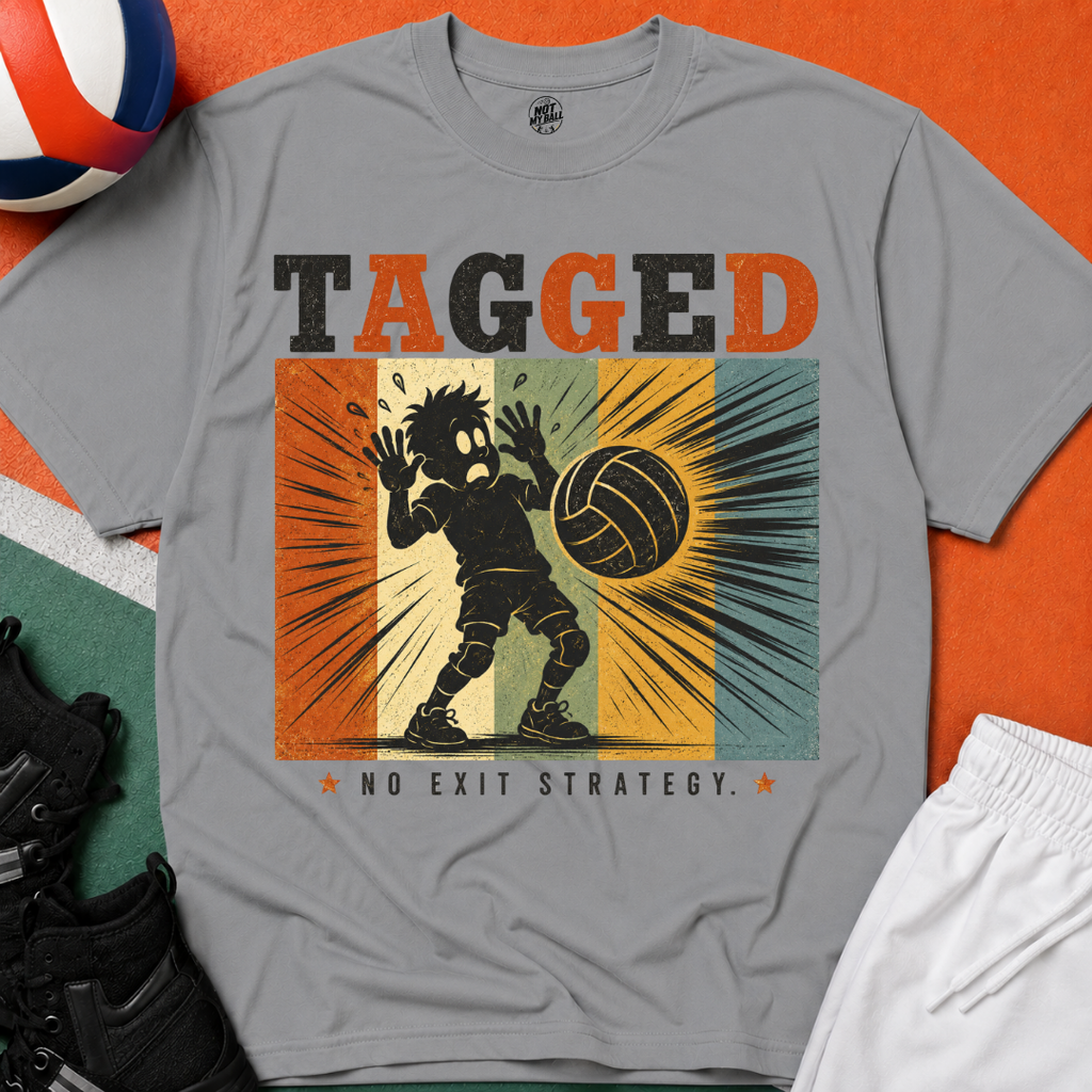 Tagged No Exit Volleyball T-Shirt