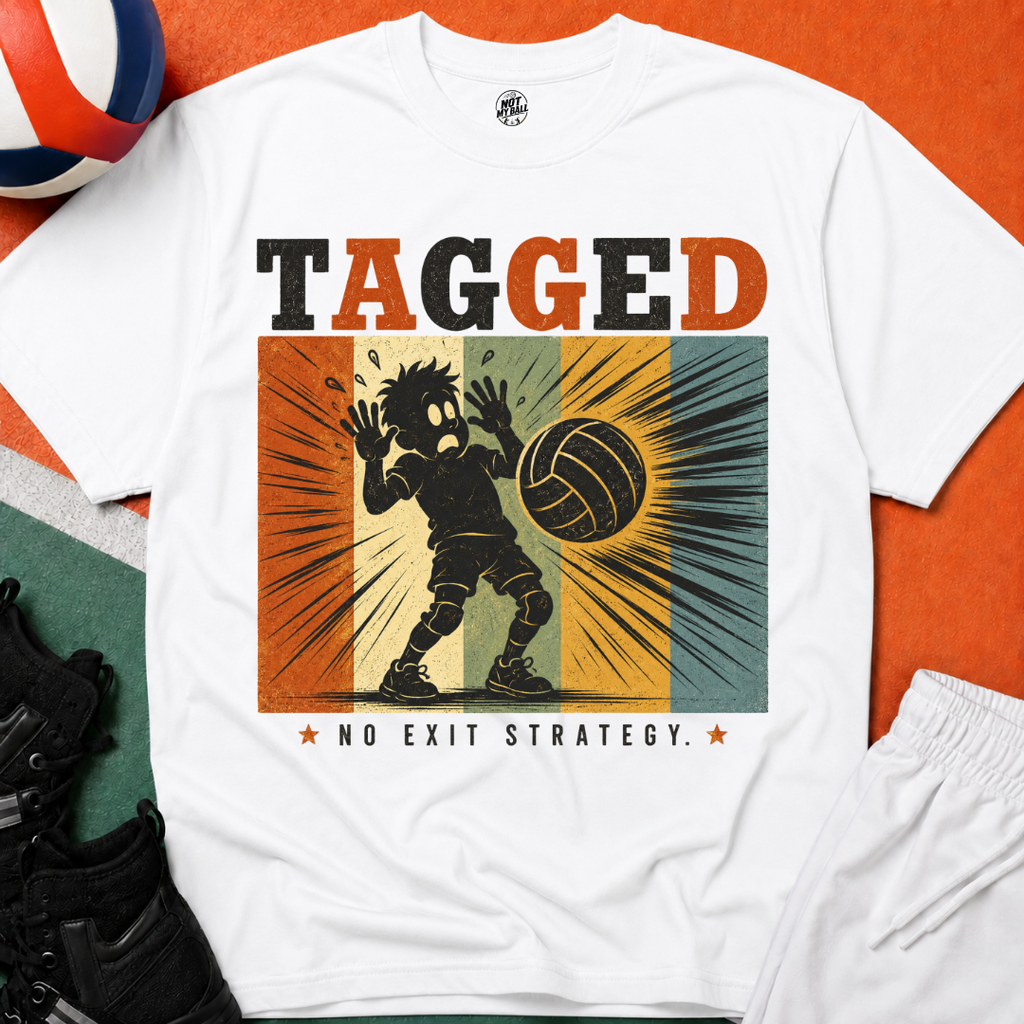 Tagged No Exit Volleyball T-Shirt
