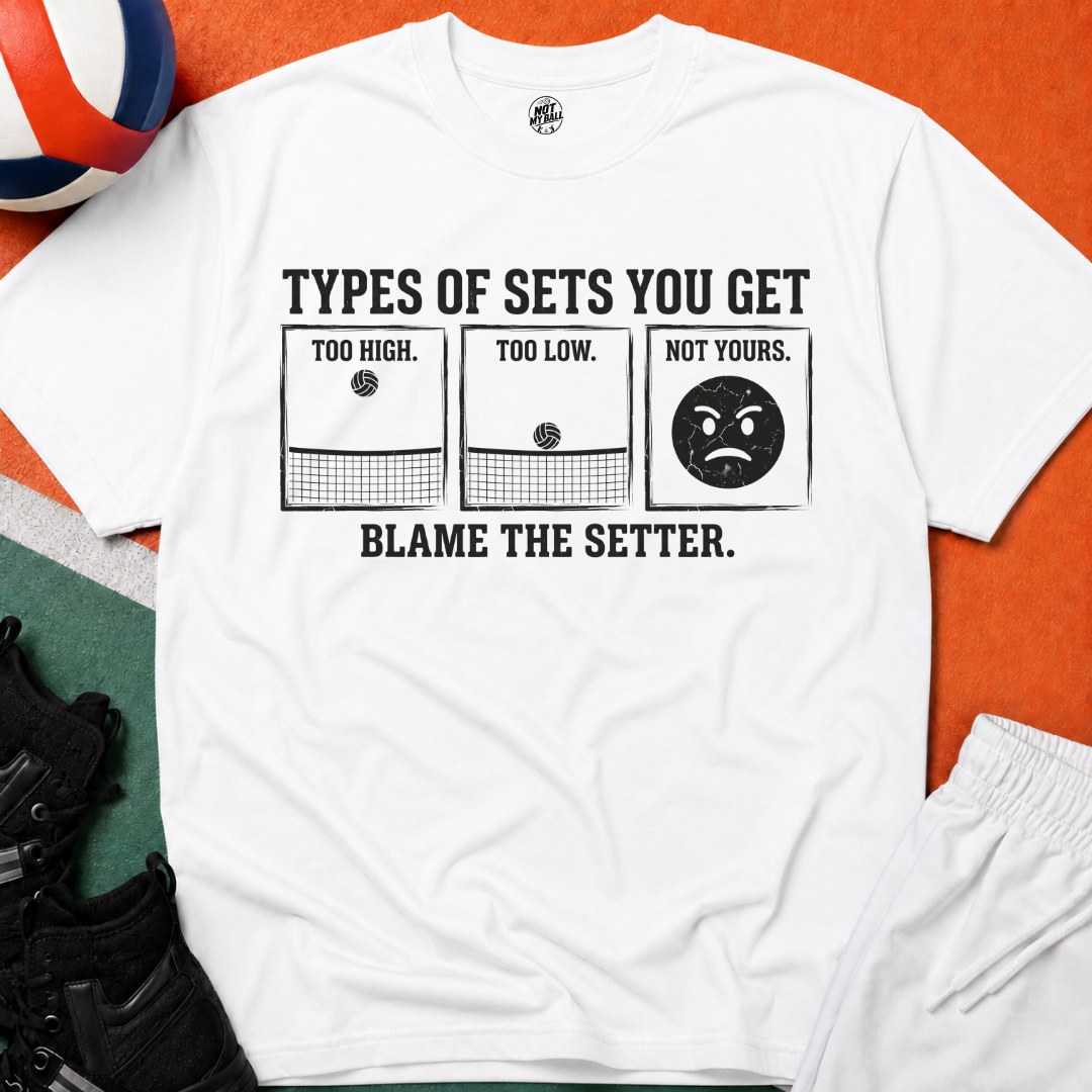 Types of Set Volleyball T-Shirt