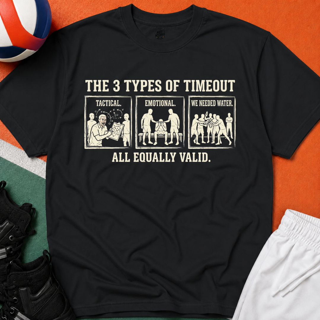 Types of Timeout Volleyball T-Shirt