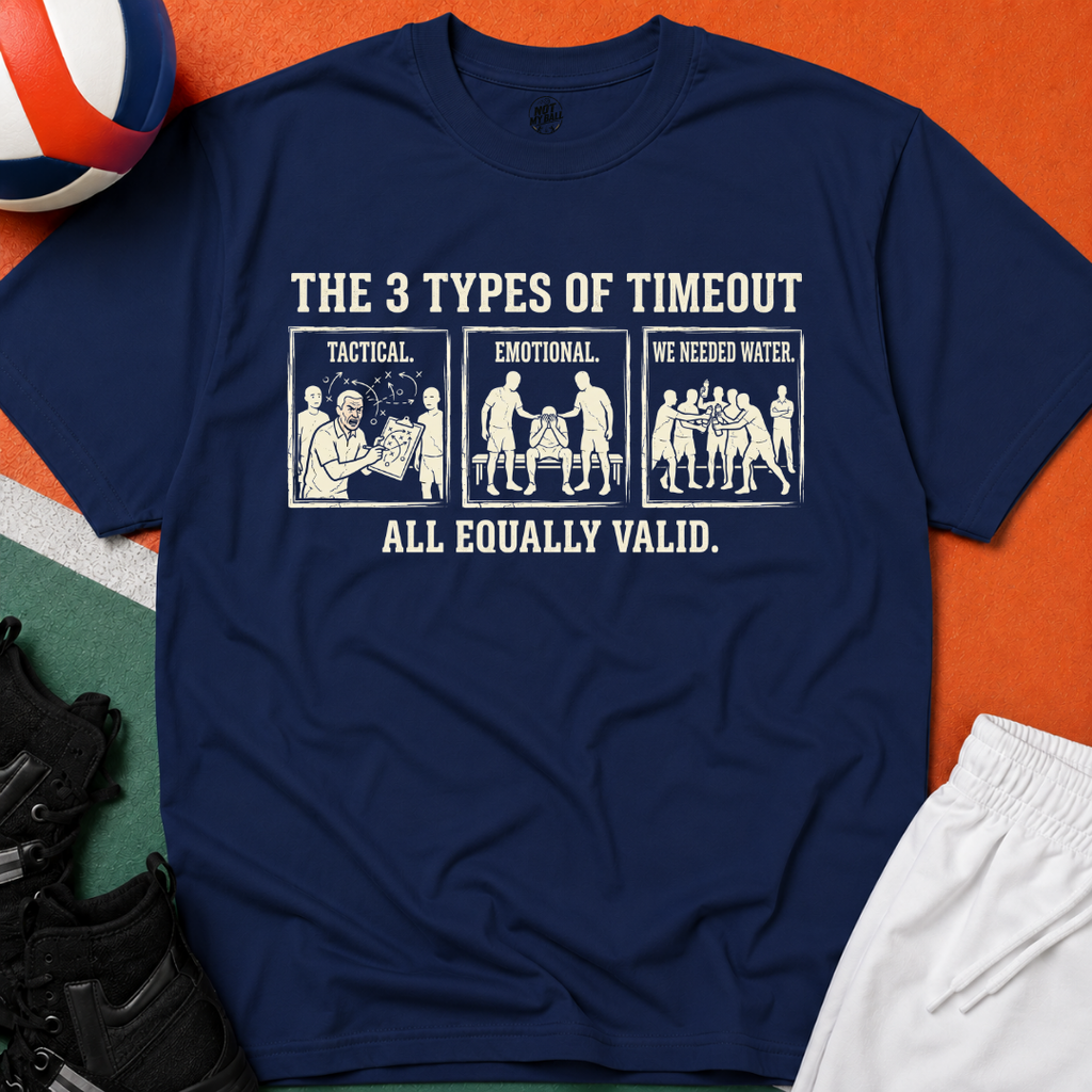 Types of Timeout Volleyball T-Shirt