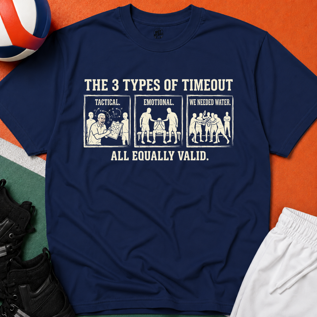 Types of Timeout Volleyball T-Shirt