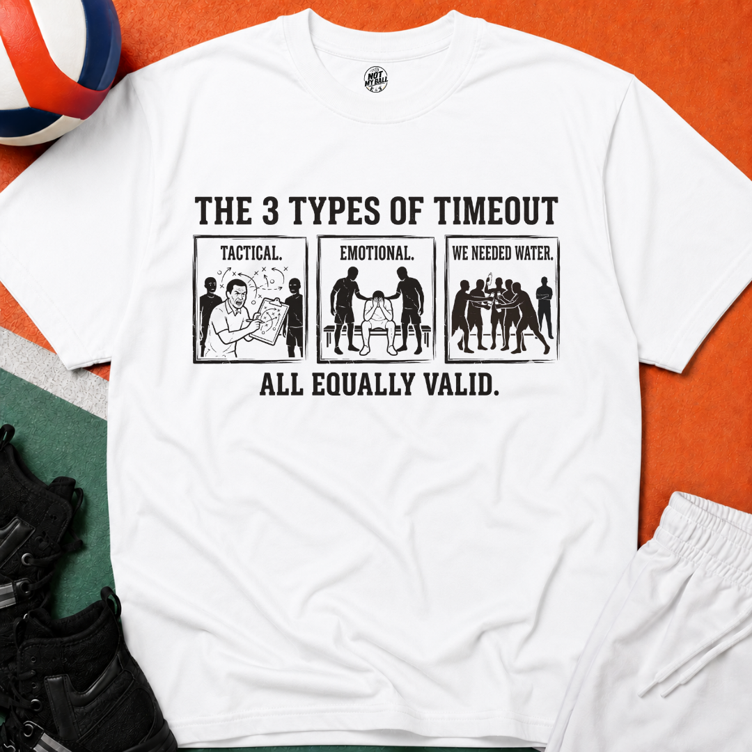 Types of Timeout Volleyball T-Shirt