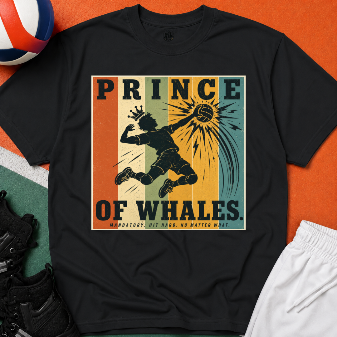 Prince of Whales Volleyball T-Shirt