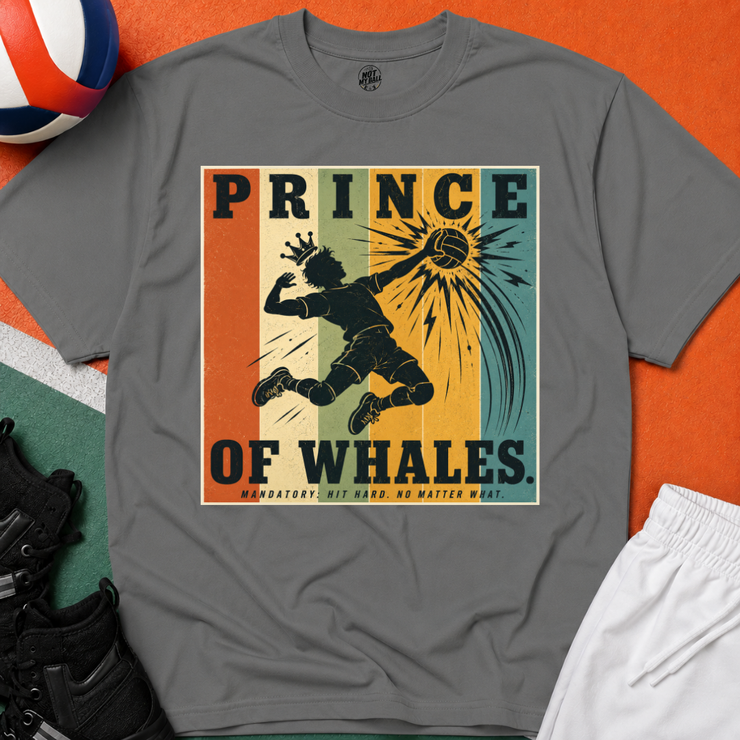 Prince of Whales Volleyball T-Shirt