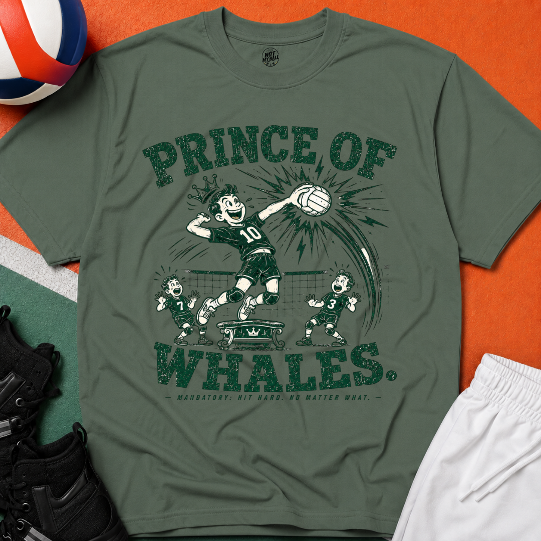 Prince of Whales 2 Volleyball T-Shirt