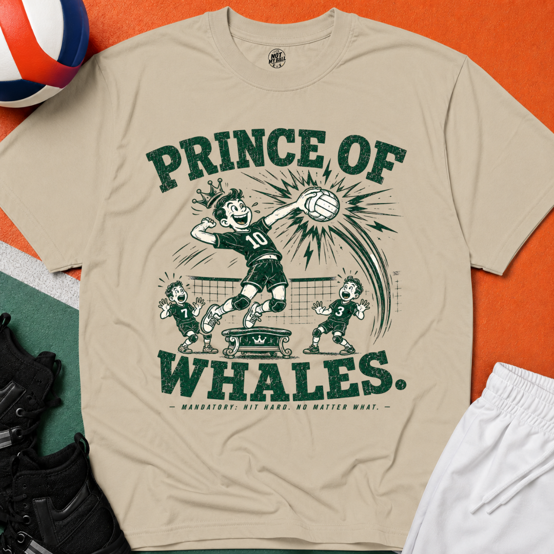 Prince of Whales 2 Volleyball T-Shirt