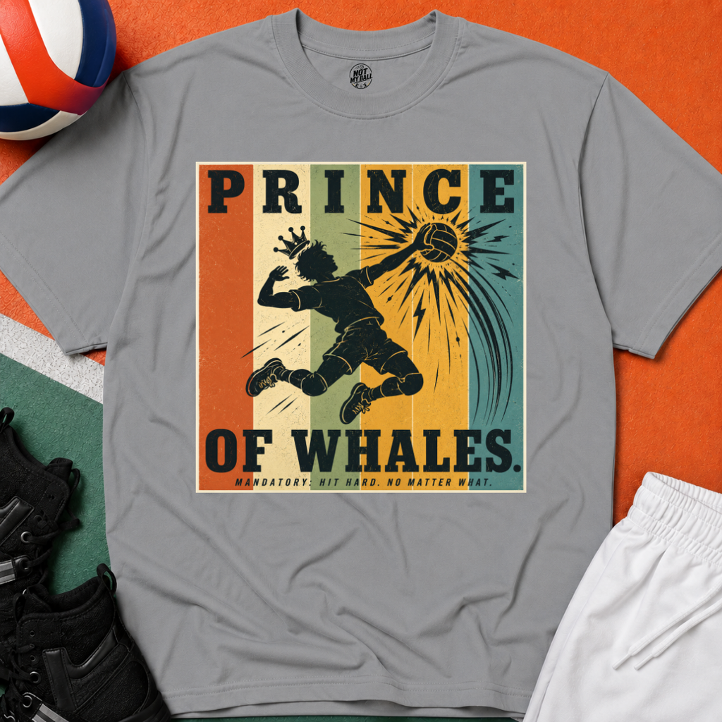 Prince of Whales Volleyball T-Shirt