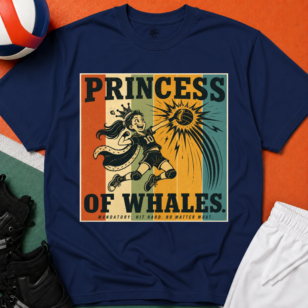 Princess of Whales Volleyball T-Shirt