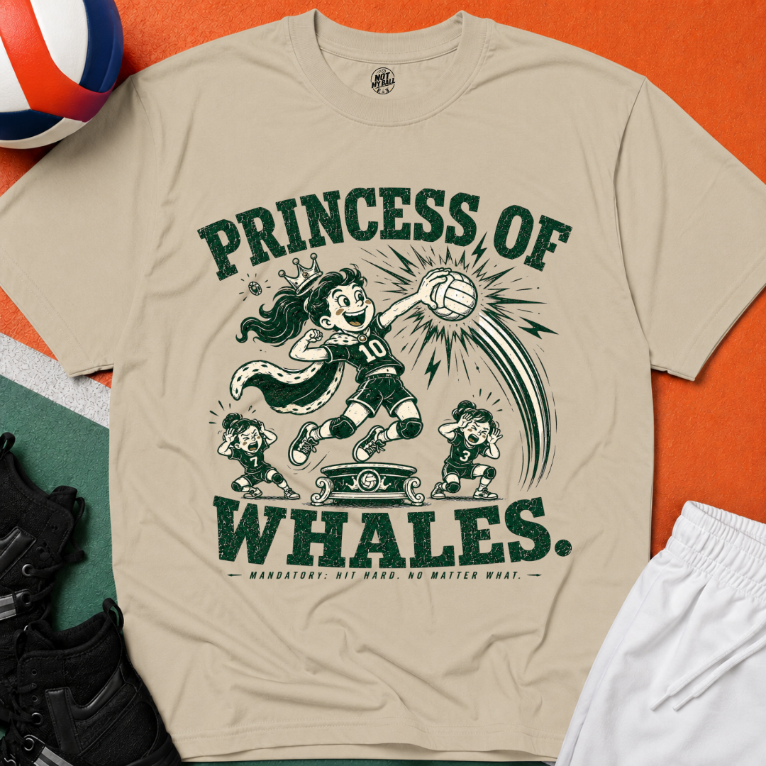 Princess of Whales 2 Volleyball T-Shirt