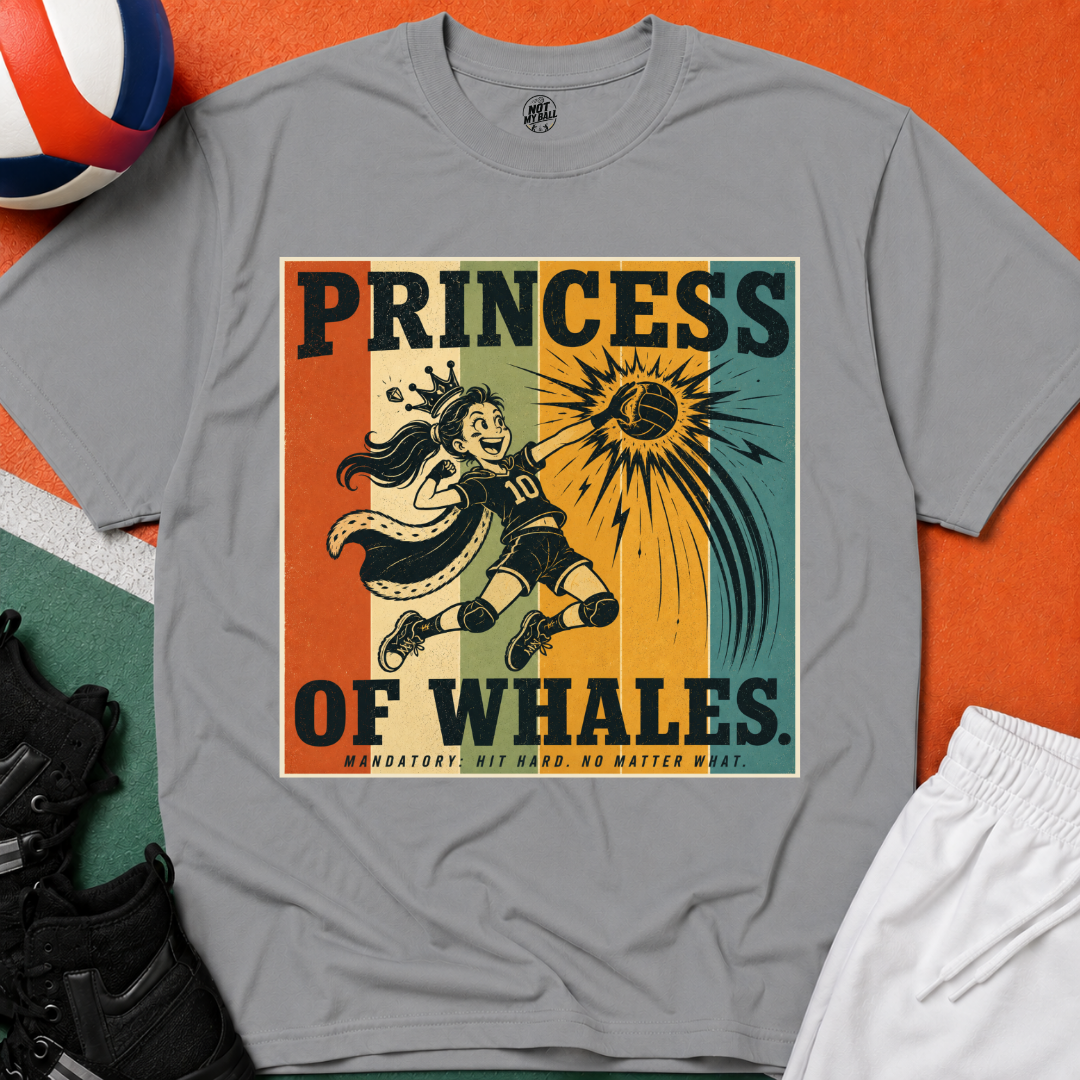 Princess of Whales Volleyball T-Shirt